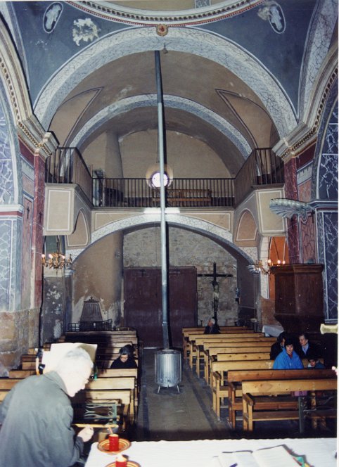 Interior Església desde l'altar