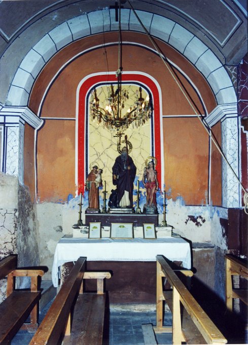 Interior Església; Altar de Sant Antoni