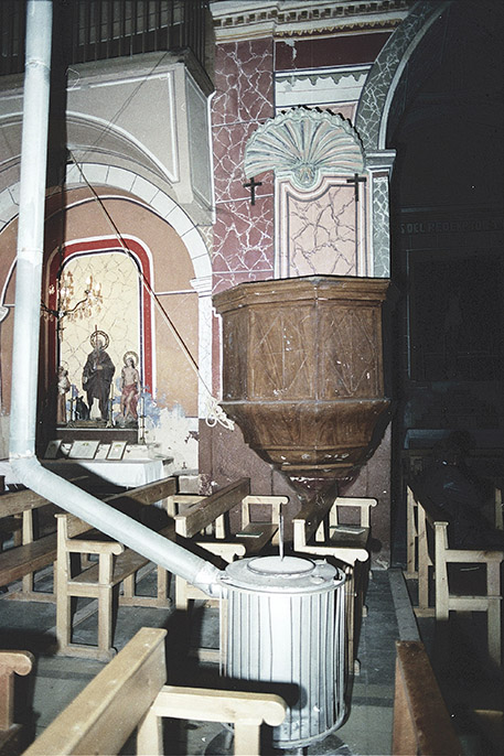 Interior Església; La Trona