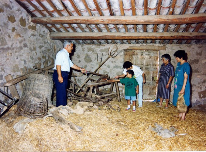 Pallera de Cal Marianito (interior) i Família